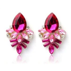 Pink Crystal Earrings